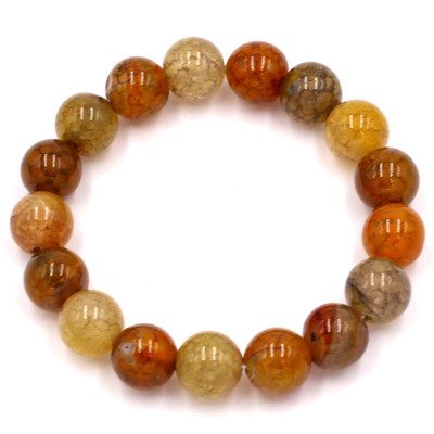 Vòng đeo tay đá vân rồng 12 ly 17 hạt