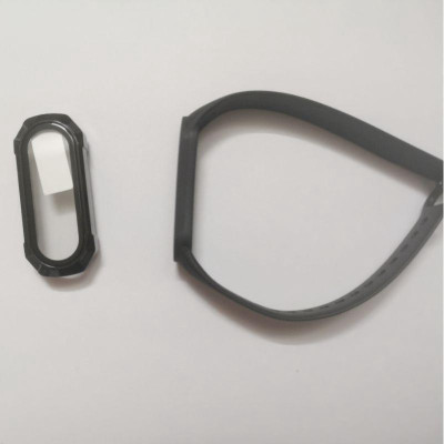 Dây Silicon và Ốp kính cường lực dùng cho đồng hồ Xiaomi Mi band 7
