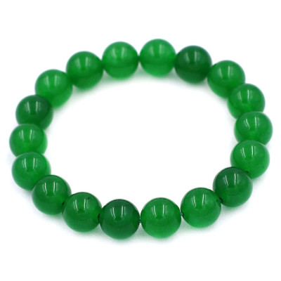[Mệnh Mộc, Hỏa] Vòng Tay Chuỗi Hạt Đá Thạch Anh Xanh Lá 10 Ly 17 Hạt
