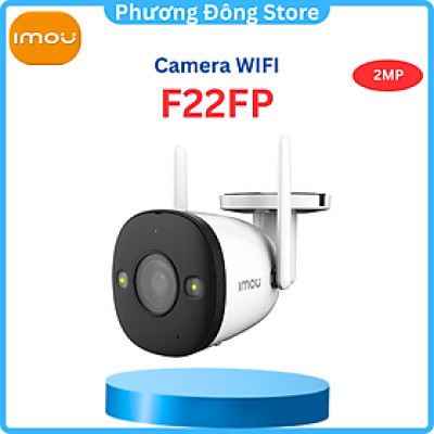 CAMERA WIFI IMOU NGOÀI TRỜI F22FP 1080P FULL COLOR BAN ĐÊM CÓ MÀU - HÀNG CHÍNH HÃNG
