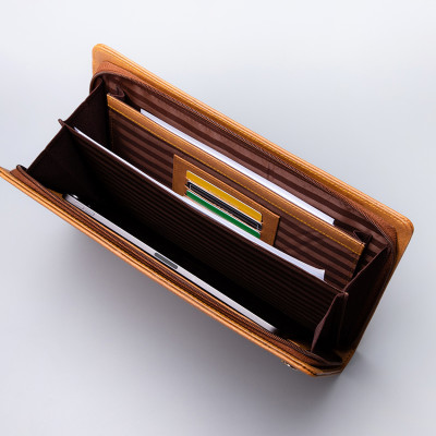 [VOUCHER 30K] Ví Lata ( Thời trang nam dáng cầm tay cỡ lớn - Ví da CT001 )