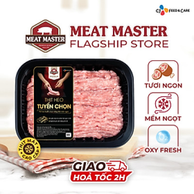 Thịt xay nhiều nạc Meat Master 400g/khay