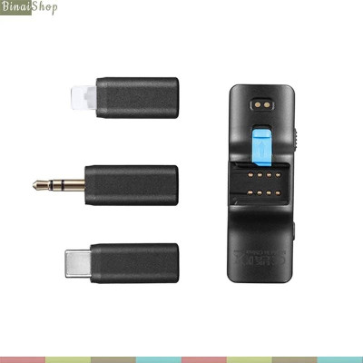 BOYALINK 2 / BOYALINK 2 A1 - Micro Cài Áo Không Dây 2.4GHz Cho IOS, Android, Máy Ảnh, Phạm Vi Thu 300m - Hàng chính hãng