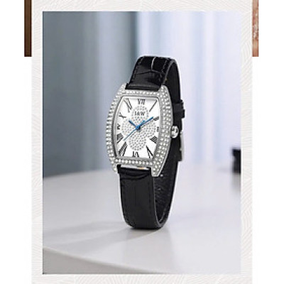 Đồng hồ nữ chính hãng IW Carnival IW581L-1 Thay pin mễn phí,Kính sapphire,chống xước,Chống nước30m,điện tử (Pin),dây da đen chính hãng,hàng mới full hộp hãng đi kèm,vỏ thép không gỉ bền bỉ