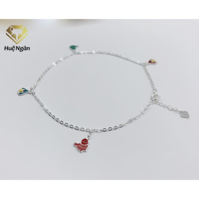 Lắc chân bạc Ý 925 Huệ Ngân-Angry Birds RYBJ50036