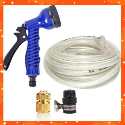Bộ vòi tưới cây,rửa xe tăng áp lực nước 3-5m(cút đồng nối nhựa đen 713-2) 206843
