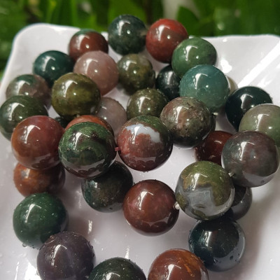 Vòng Nam Mới đá casidon size  lớn 18mm Vòng đa sắc màu sáng bóng đẹp đeo sang tay ạ Nam tất cả các mệnh đeo hợp ạ