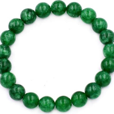 Vòng tay chuỗi Cẩm Thạch Sơn Thủy 8 ly 20 hạt - hợp mệnh Mộc, mệnh Hỏa - Vòng size nhỏ