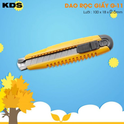 DAO RỌC GIẤY 18mm KDS G-11