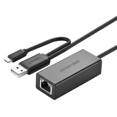 Cáp Chuyển Đổi Ugreen USB Sang RJ45 Type-C 30219 - Hàng Chính Hãng