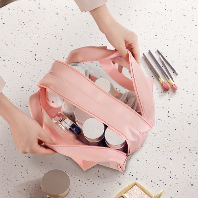 Túi xách đựng mỹ phẩm  du lịch ,có móc treo chống thấm nước , đựng đồ trang điểm có quai xách tay tiện dụng gọn nhẹ dễ mang theo mọi nơi 