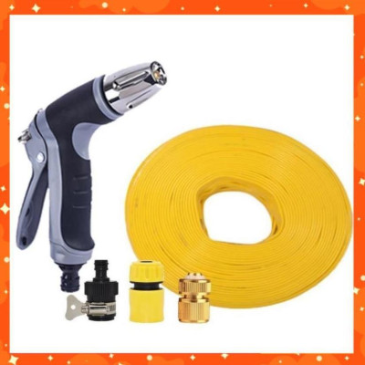 Bộ dây và vòi xịt rửa xe tưới cây tăng áp 15M(cút đồng nối 713-1) 206817