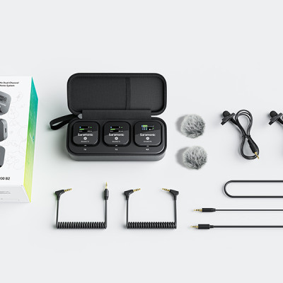 Micro Thu Âm Cài Áo Saramonic Blink900 B2 Cho Điện Thoại & Máy Ảnh – Livestream/ Quay video/ Podcast -Hàng Chính Hãng