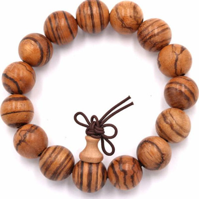 Vòng tay chuỗi hạt gỗ huỳnh đàn 15 ly