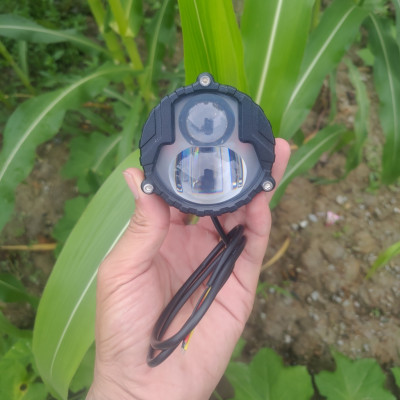 Đèn Trợ Sáng Bi Cầu BMU P66 55W/12.24V/DC Sáng 2 Màu Pha Laser