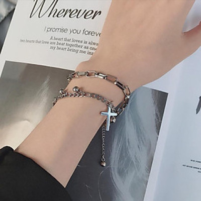 Vòng tay nam nữ kim loại sành điệu