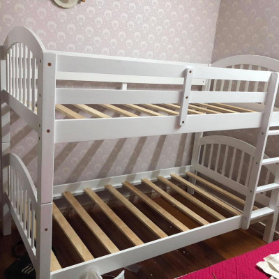 Giường 2 Tầng Gỗ Tự Nhiên 030 (White)