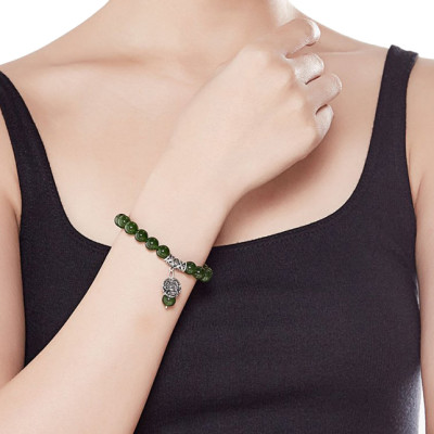 Vòng Mala Ngọc Bích Ngọc Quý Gemstones VT21