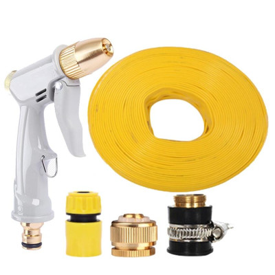 Rửa xe tưới cây Bộ dây và vòi xịt tăng áp lực nước 300% loại 30m cút đồng,nối đồng 206846