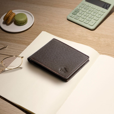 Ví nam da bò Lata ( Thời trang nam - Ví da thật LVN92 )