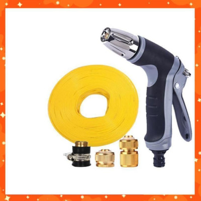 Vòi phun xịt rửa xe, tưới cây chuyên nghiệp 15m 206817 (cút đồng nối đồng) 