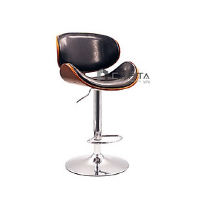 Ghế quầy bar lưng polywood chân tăng giảm thép mạ chrome bóng CB2246-P Nội thất Captaa
