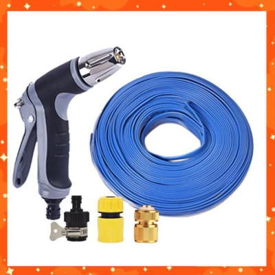Bộ dây và vòi xịt rửa xe tưới cây tăng áp 15M(cút đồng nối 713-1) 206817