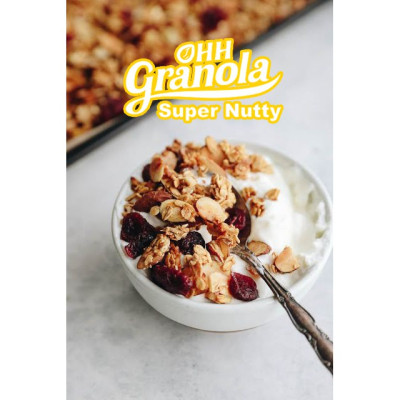 Combo 2 hộp Ngũ cốc Ohh Granola dòng Supper Nutty 500gram