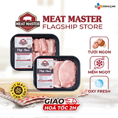 Combo Heo tiết kiệm Cốt lết - Sườn non Meat Master ( 400 G ) - Giao nhanh