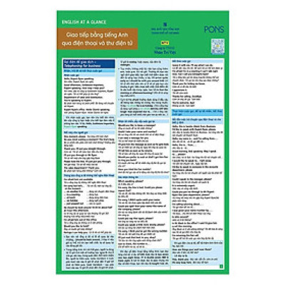 Sách - English At A Glance – Giao Tiếp Bằng Tiếng Anh Qua Điện Thoại Và Thư Điện Tử - Nhân Trí Việt