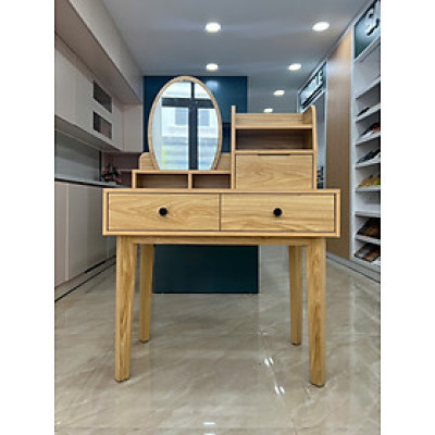 Bàn trang điểm phòng ngủ hiện đại BLUEWOOD BTD-001 gỗ MDF lõi xanh chống ẩm
