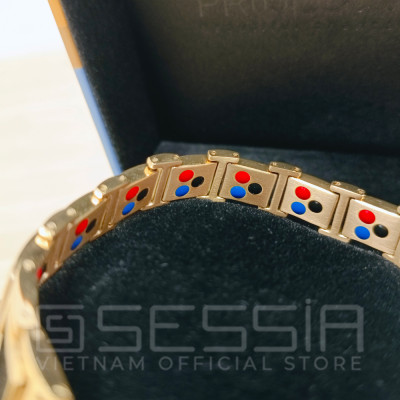 Vòng Đeo Tay Titanium Direct Art (Màu Vàng Gold) - PROJECT V - Đẳng Cấp và Thời Thượng - Hàng Chính Hãng