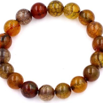 Vòng tay chuỗi hạt đá vân rồng 10 ly 18 hạt