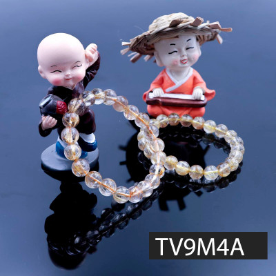 Vòng thạch anh tóc vàng by Anqlo Lusso 9mm-4A