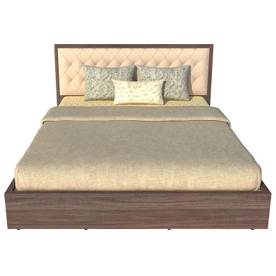Giường ngủ cao cấp Tundo màu nâu 140cm x 200cm