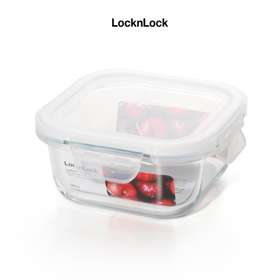Hộp thủy tinh LocknLock BLANC bảo quản thực phẩm 520ml LLG1105 - Hàng chính hãng, chịu nhiệt cao - JoyMall