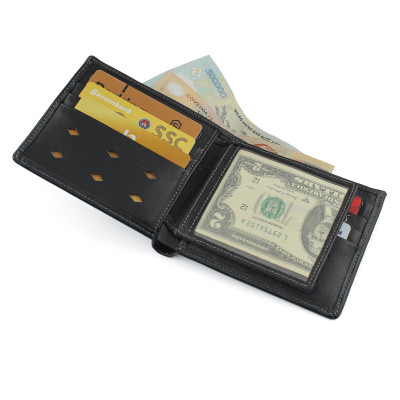 Ví Da Nam, Bóp Da Nam Kim Bảo B20 Da Bò Màu Đen, Nâu, Bò