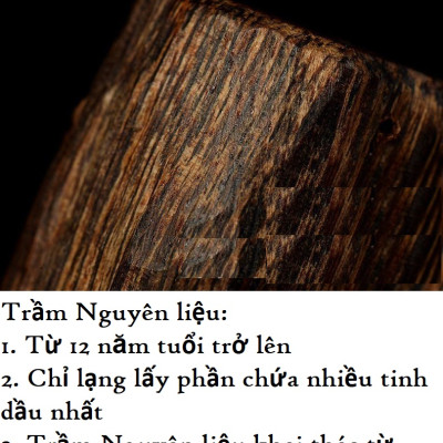 Combo Vòng tay phong thủy Trầm Hương 12 năm tuổi ++, Chất liệu Trầm Thiên nhiên, thơm vĩnh viễn, Kèm Hộp đựng Hoa Hồng lót Nhung lụa.