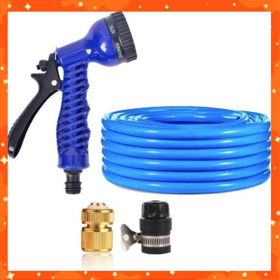 Bộ vòi tưới cây,rửa xe tăng áp lực nước 7-10m(cút đồng nối nhựa đen 713-2) 206843 