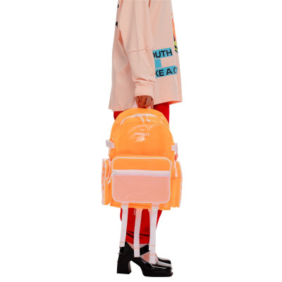 Balo 5THEWAY Trong Suốt Form Rocket Cam aka /plastic/ ROCKET BACKPACK in ORANGE