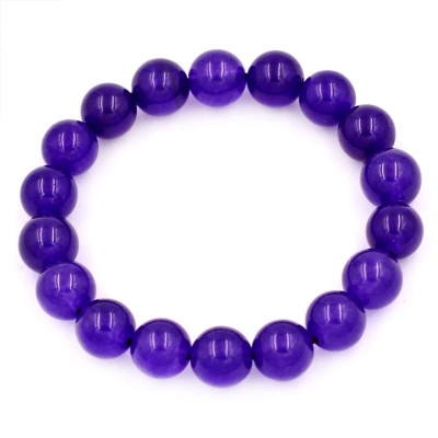 Vòng tay chuỗi hạt Thạch Anh Tím 10 ly 18 hạt - hợp mệnh Hỏa, mệnh Thổ