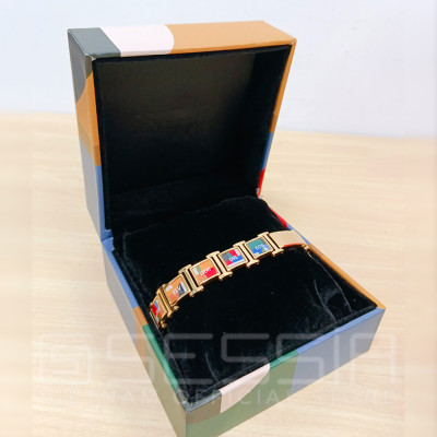 Vòng Đeo Tay Titanium Direct Art (Màu Vàng Gold) - PROJECT V - Đẳng Cấp và Thời Thượng - Hàng Chính Hãng