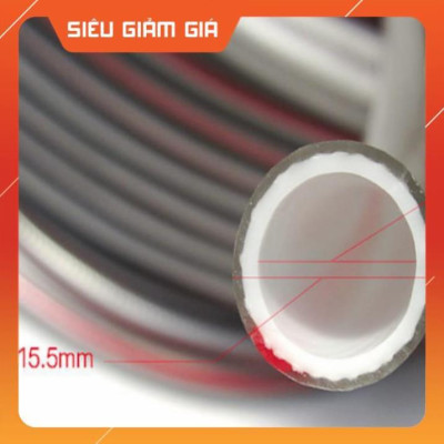 Bộ dây và vòi xịt rửa xe tưới cây tăng áp,vòi xịt rửa,vòi tưới cây 810-2576-1 (dây xám- cút nối đen)