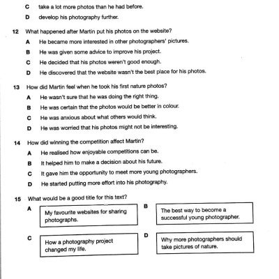 B1 Preliminary For Schools 1 For The Revised 2020 Exam Student