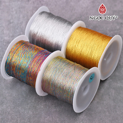 Cuộn dây chỉ vàng chỉ bạc 0.6mm 30m - Ngọc Quý Gemstones