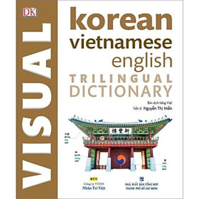 Sách - Korean Vietnamese English Trilingual Dictionary - Nhân Trí Việt