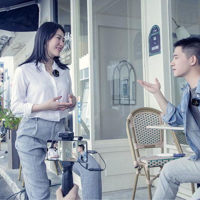 Micro Thu Âm Cài Áo Saramonic Blink900 B2 Cho Điện Thoại & Máy Ảnh – Livestream/ Quay video/ Podcast -Hàng Chính Hãng