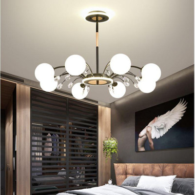 Đèn chùm kiểu dáng tinh tế, sang trọng trang trí nhà cửa hiện đại - kèm bóng LED chuyên dụng.