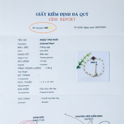 Combo lắc tay cỏ bốn lá nữ, chất liệu Ngọc Trai thật, cấu trúc vân tay, Màu Trắng Ngà, hạt bầu dục 6li, kèm Giấy kiểm định sản phẩm mẫu tại SJC, Kèm hộp đựng Hoa Hồng – Mẫu Luxi green – CownX.02