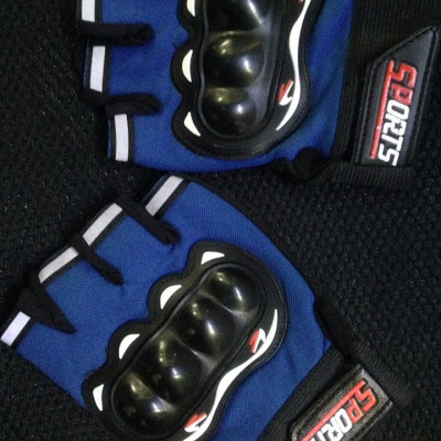 Găng tay/bao tay hở ngón đi phượt, tập Gym có gù bảo hộ